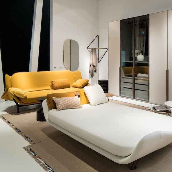 ligneroset写意空间布艺软包折叠沙发现代客厅简约沙发床