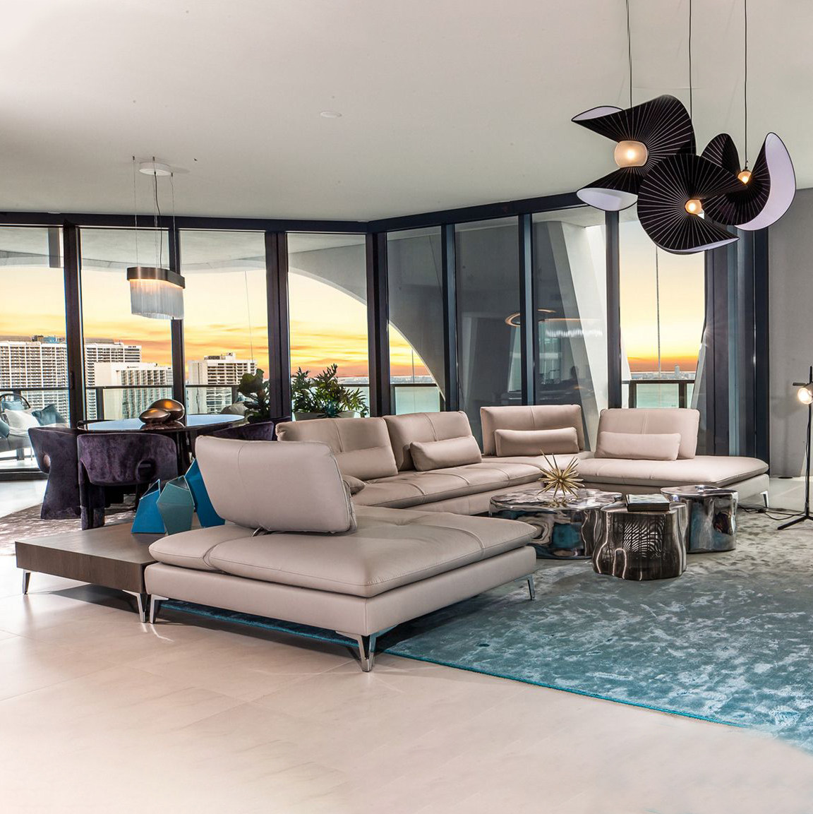 rochebobois罗奇堡奇堡真皮转角沙发头层牛皮法式简约皮艺沙发