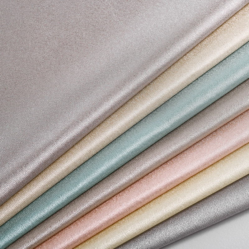 高档墙布精品涤丝细麻简约现代客厅墙素素色无缝墙布