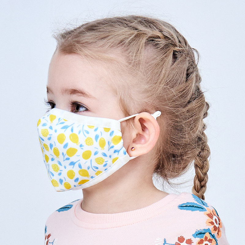 棉有趣儿童纱布口罩宝宝纯棉水洗婴儿防风小孩子口罩