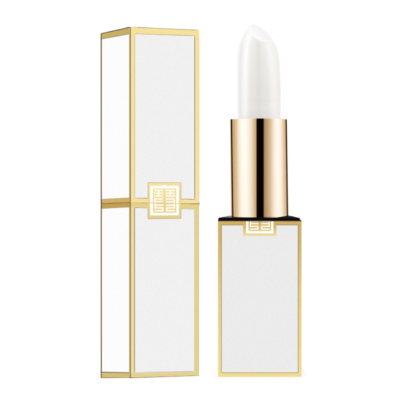 马应龙唇膏保湿补水无色干裂女男口红打底白色唇膏