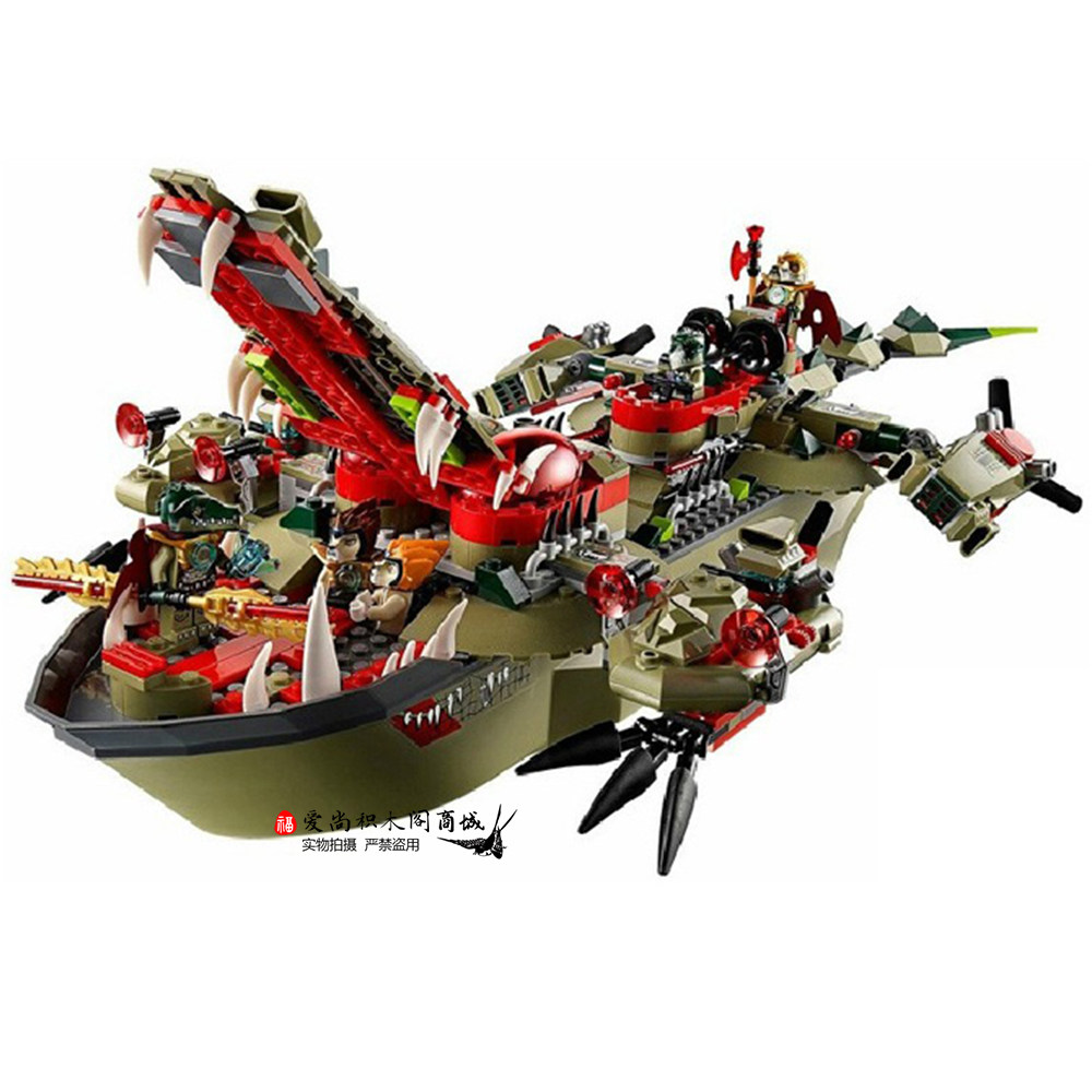 lego乐高气功传奇70006霸王指挥战舰金狮神兽建构