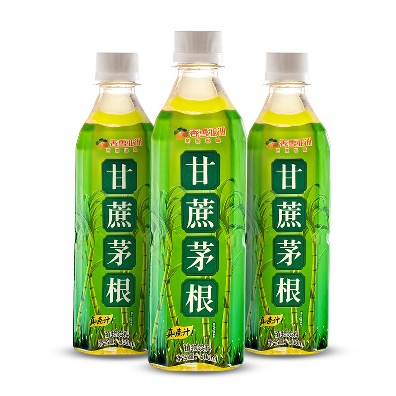 饮料亚洲甘蔗果蔬茅根植物500mlx15整箱果味