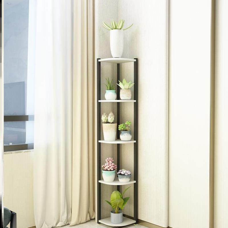 室内客厅墙角艺术花架子三角拐角小形创意个性简约花架