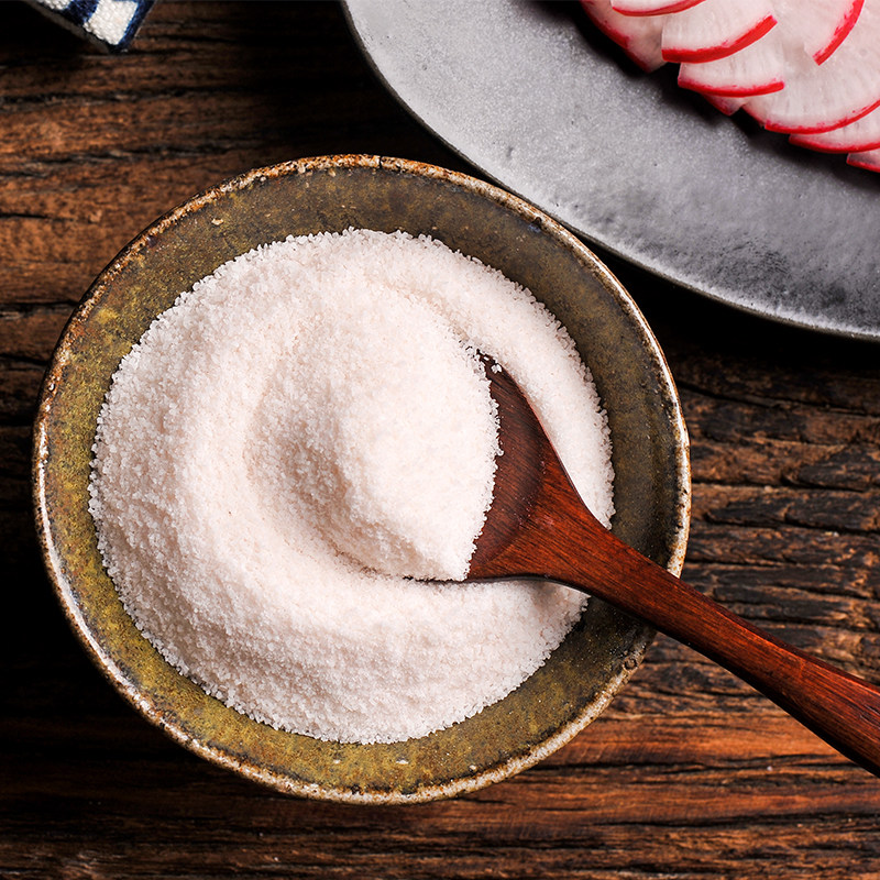 鲁晶 烤盐未加碘弱碱食盐无碘海盐300g*4袋高端 食用盐高温烤制