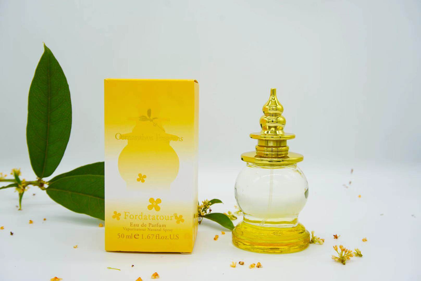 官方正品杭州三潭映月桂花桂花香香水50ml瓶装创意礼盒