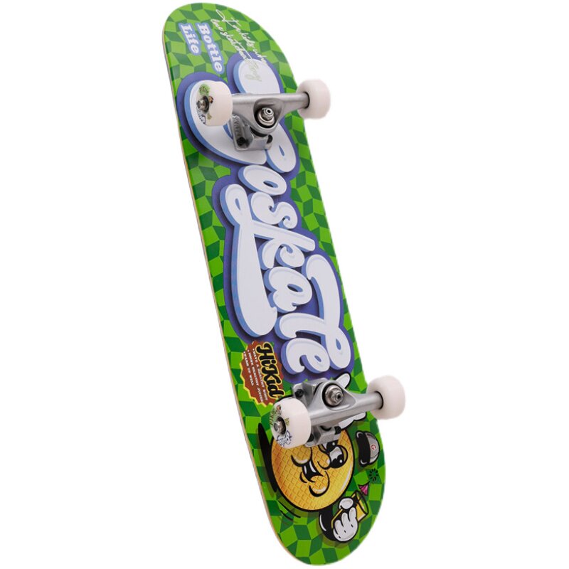 硬骨儿童滑板套装适合3-8岁进口加枫专业配置滑板