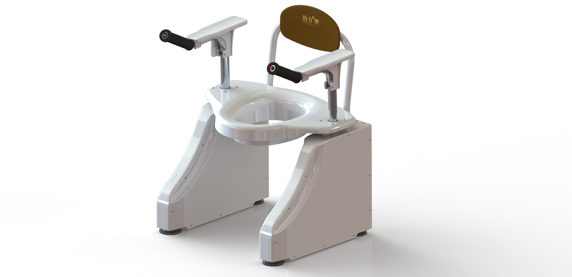 坐便老人马桶升降辅助家用看护残疾人坐便椅