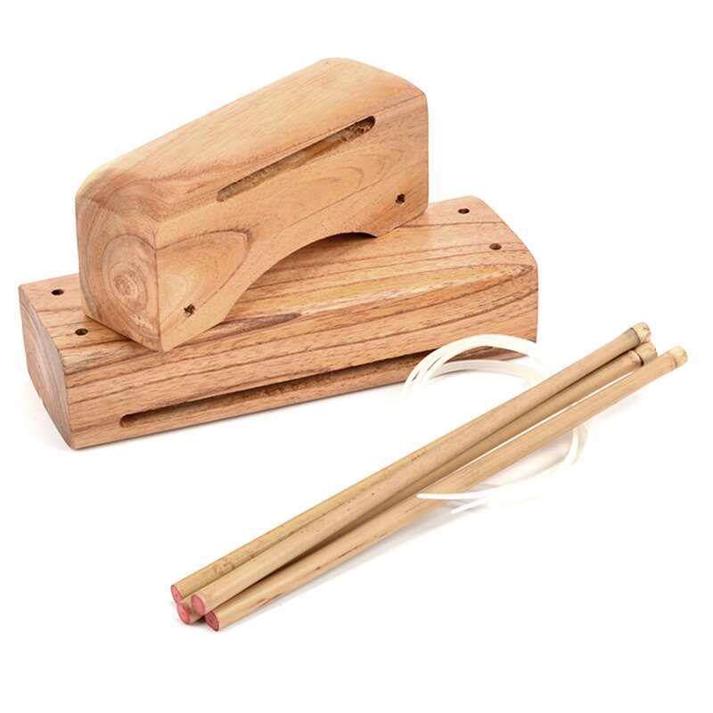 鼓板低音实木高音梆子白木戏剧戏曲板短角长角梆子