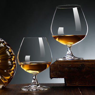 玻璃洋酒杯套装威士忌大号小白兰地杯高脚红酒杯水晶干邑杯子家用