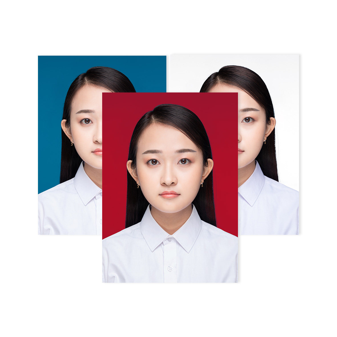 打印冲印一寸证件照换底色小2寸热升华打印照片包邮洗相片