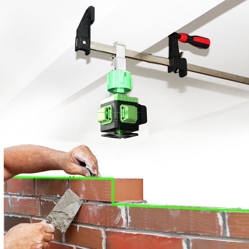 水平仪绿光红外线砌砖高精度强光细线自动打线激光水平仪