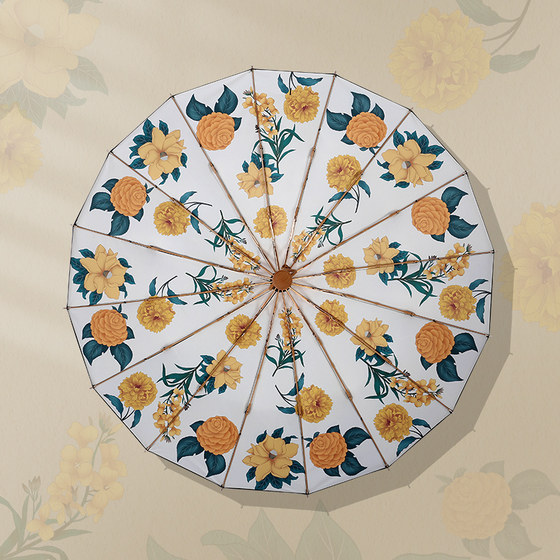 Vonlilienfeld Sun Umbrella Girl 16 Bone Bone and Rain Double -UVsing Umbrella Sunshine Solding Umbrella Vonlilienfeld Sun Umbrella Girl 16 Bone Bone and Rain Double -UVsing Umbrella Sunshine Solding Umbrella