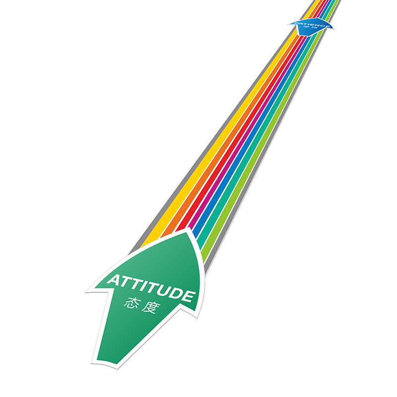 指示耐磨箭头指引自粘地面医院旗舰店纸匠贴纸标志牌