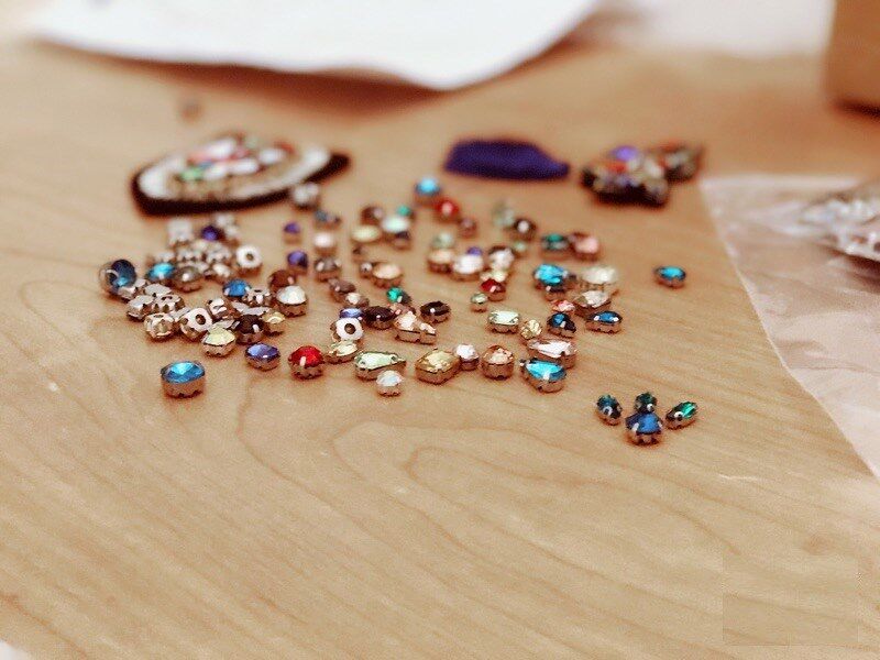 手工自制装饰配件亮片钉珠衣服服装设计diy辅料珠子