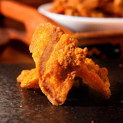 油渣零食脆哨渣脂渣子脆皮五花烤肉网红小吃休闲食品猪肉类