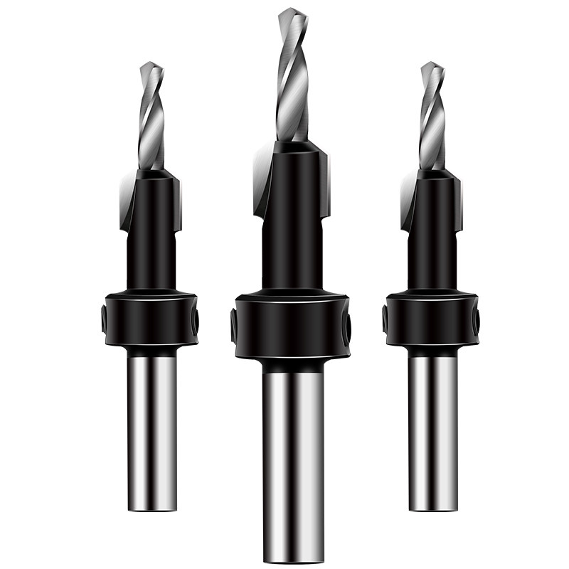 木工沉孔钻手电钻打孔沉头沙拉钻头螺丝锥孔开孔器台阶扩孔多功能