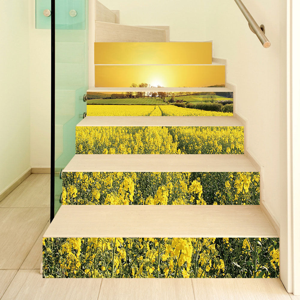 魅集自粘翻新楼梯3d台阶贴纸儿童童乐高创意墙贴