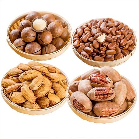 坚果果类组合干果尖果干货零食大礼包4款连罐夏威夷果