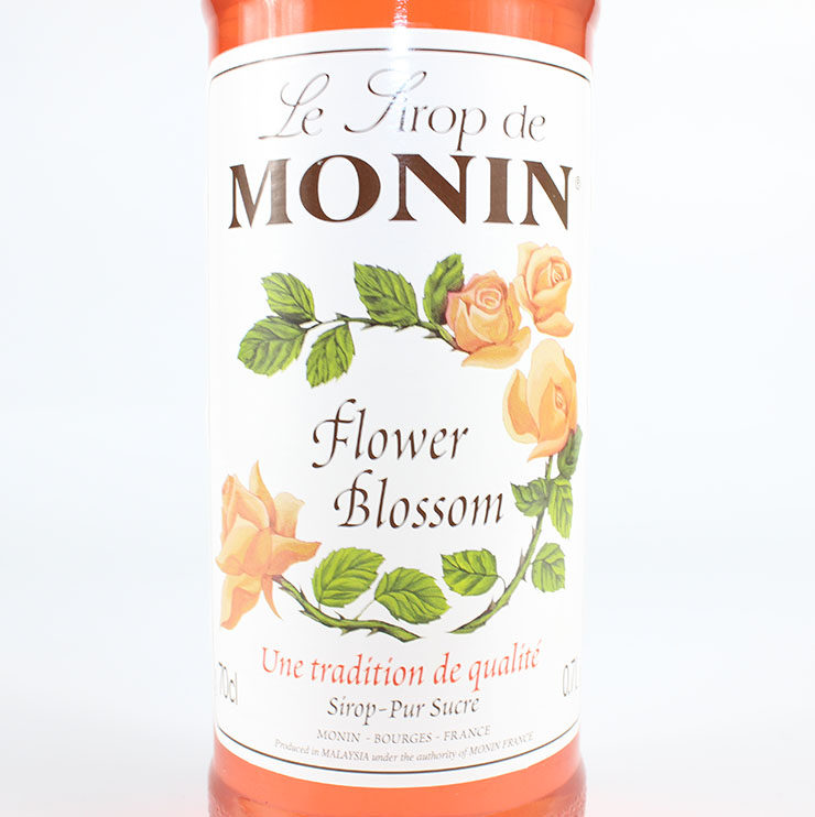 莫林monin桃花风味糖浆玻璃玻璃瓶瓶装700ml咖啡糖浆