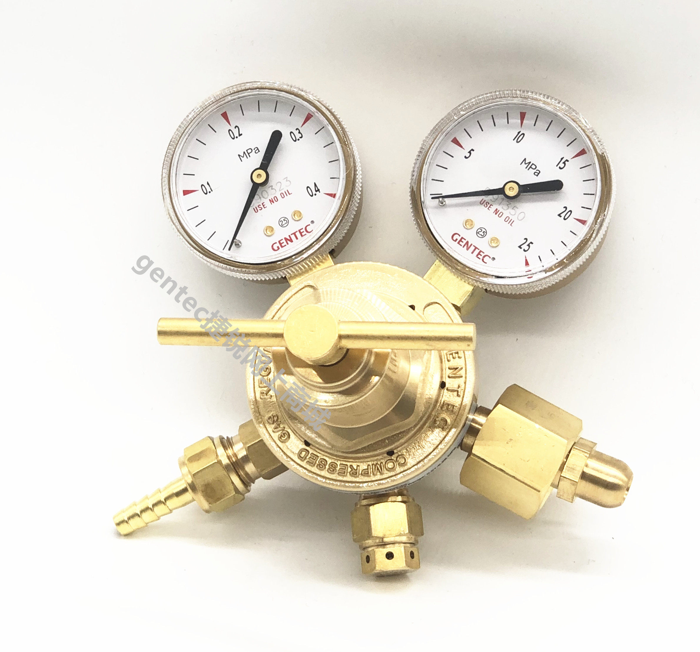 捷锐减压阀152in125152in80氮气氦气氩气氧气黄铜减压器其他阀门