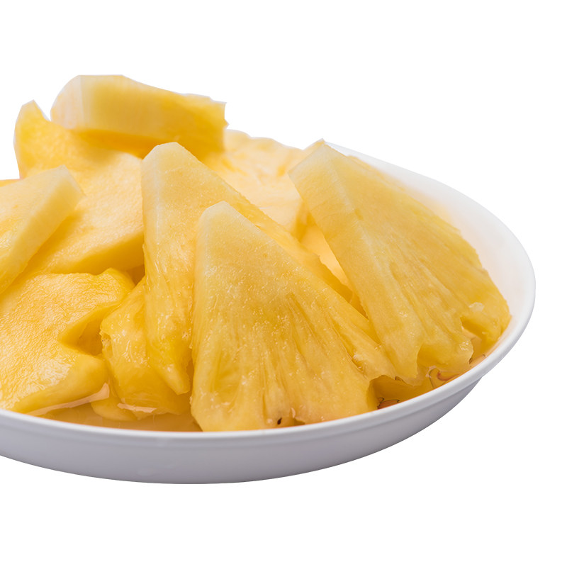 融荣糖水菠萝罐头新鲜果肉水果食品312克6罐整箱礼盒装零食特产