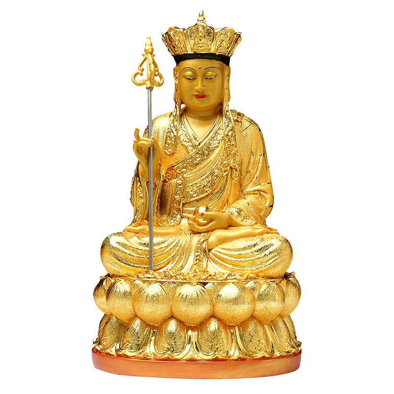 地藏王菩萨佛像摆件寺庙居家供奉神像家用客厅保平安镇宅树脂摆设