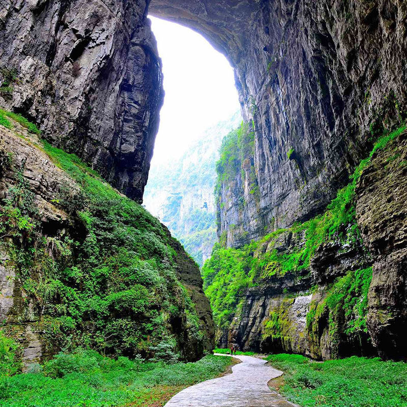 纯玩重庆武隆一日游天坑地缝门票旅游跟团仙女山境内跟团游
