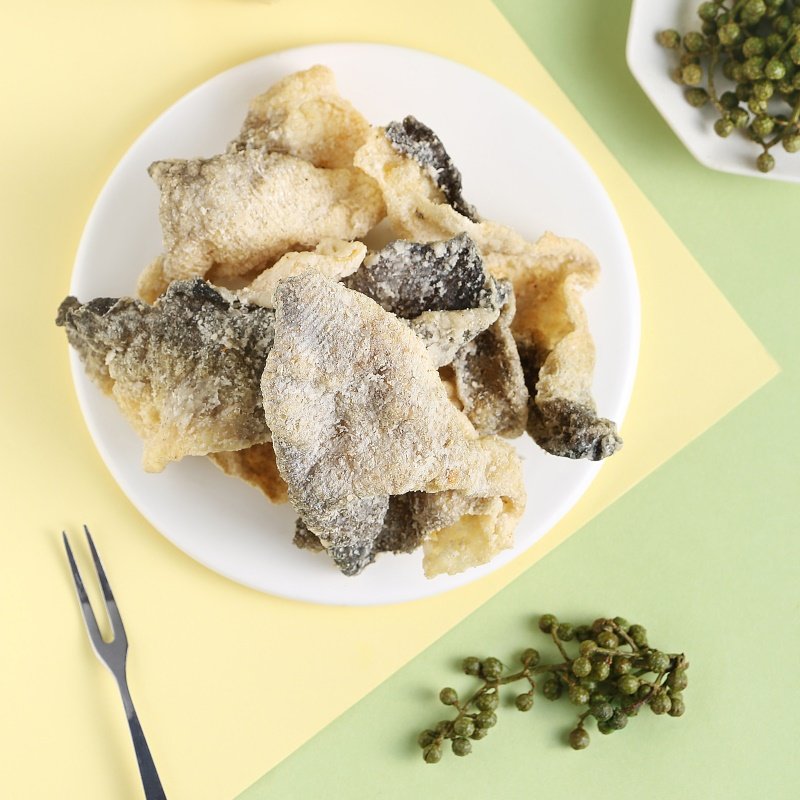 味back港式网红鱼皮 藤椒鱼皮 鱼皮 零食即食 2袋装 酥脆零食_双氙