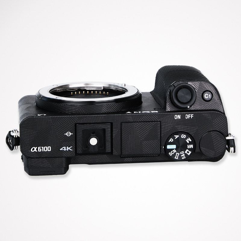 适用于索尼a6100机身保护保护贴贴膜sonya100碳纤维屏幕保护膜