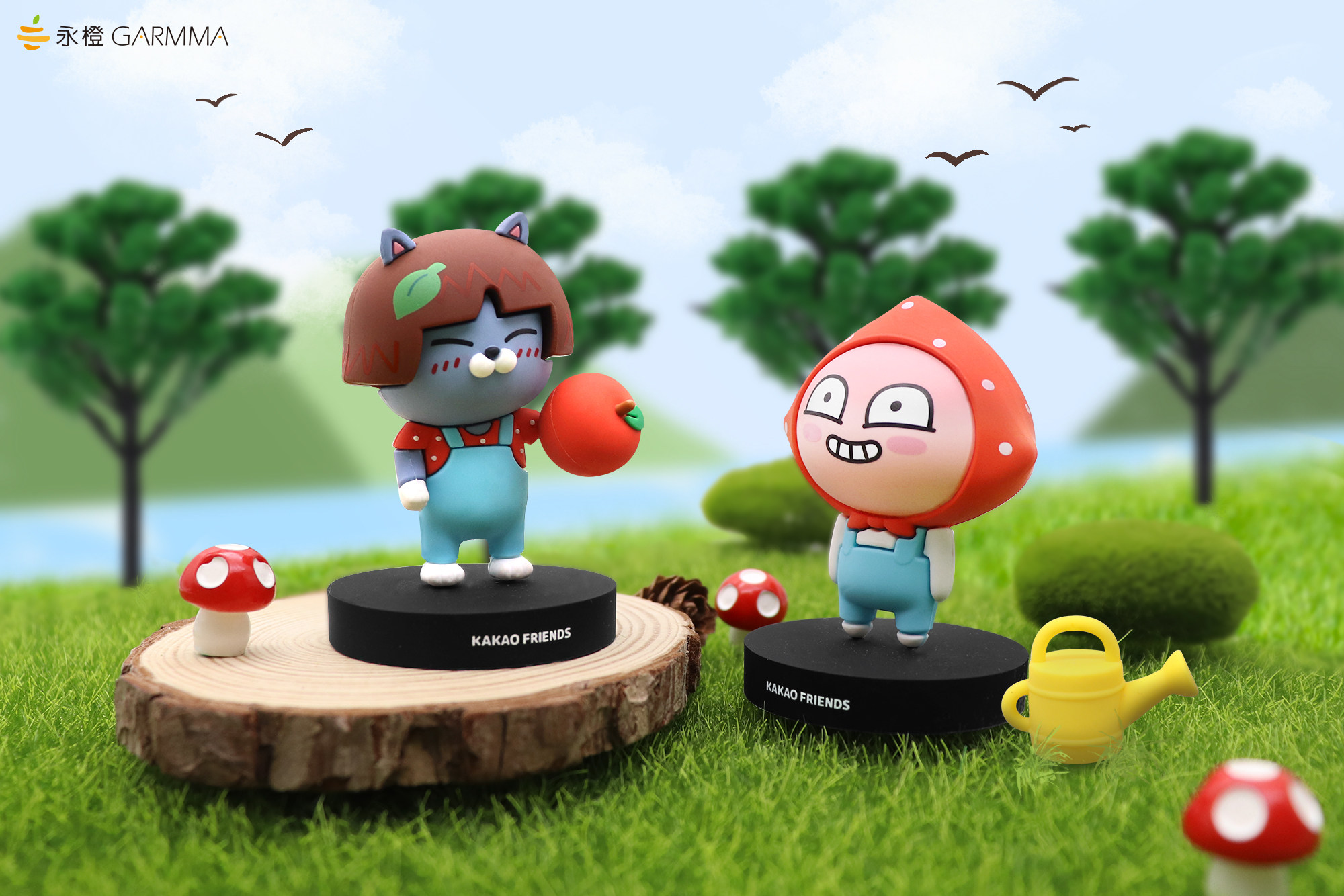 kakaofriends农场系列公仔盲盒娃娃玩具手办礼物潮玩盲盒