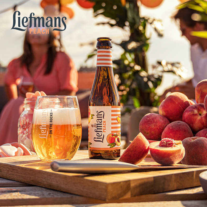 乐蔓桃子啤酒 比利时原装进口 啤酒 果味啤酒 250ml*6瓶