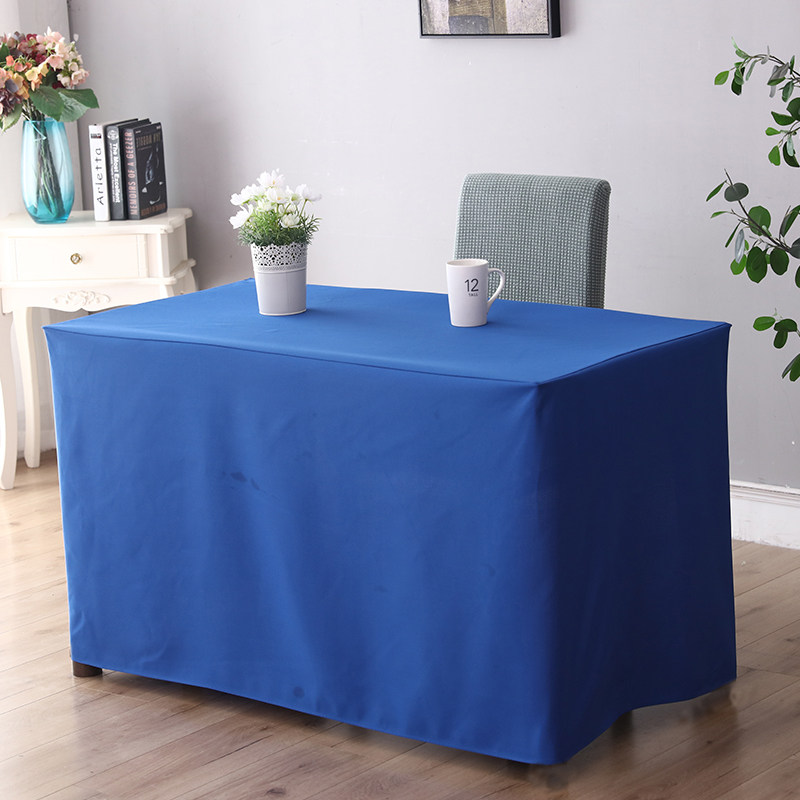 定制长方形办公室会议桌桌布布艺活动签到桌裙酒店桌布