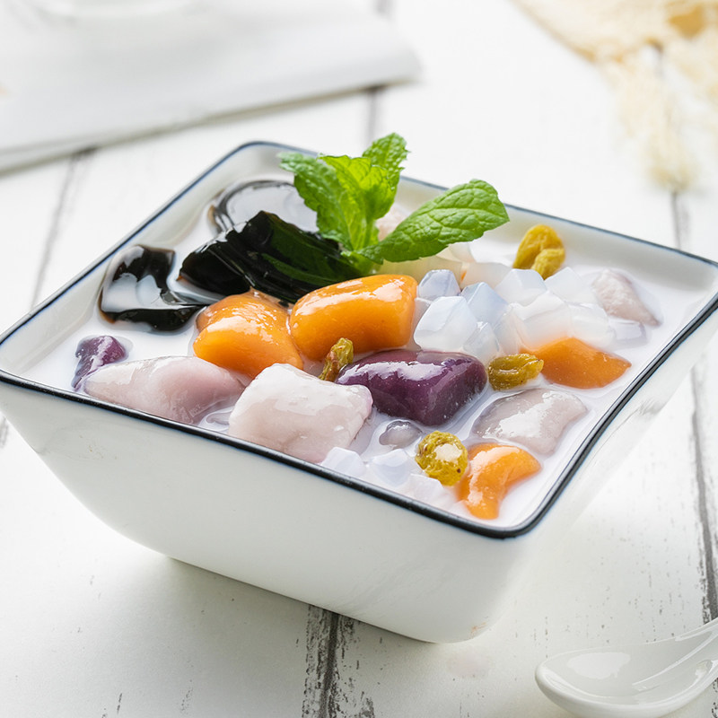 奶茶冻冻水晶茶冻斑斓葡萄草莓冻开袋即食水果果冻