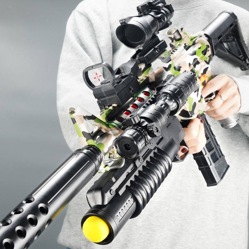 电动连发软弹枪儿童玩具枪m416机关枪热火仿真男孩手小枪吃鸡装备