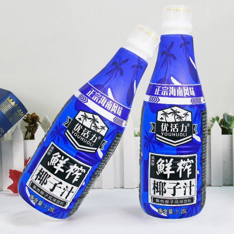 海南椰子汁椰牛果肉椰汁125l大瓶整箱鲜榨植物果味