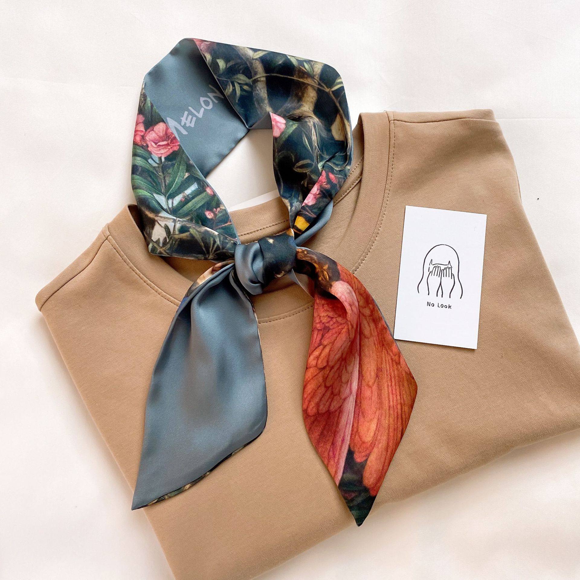 长条小丝巾韩版装饰夏季长款腰带