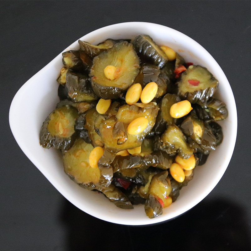 北极咸菜开味瓜丁黄瓜丁饭菜下饭早餐瓜片黄瓜片酱菜