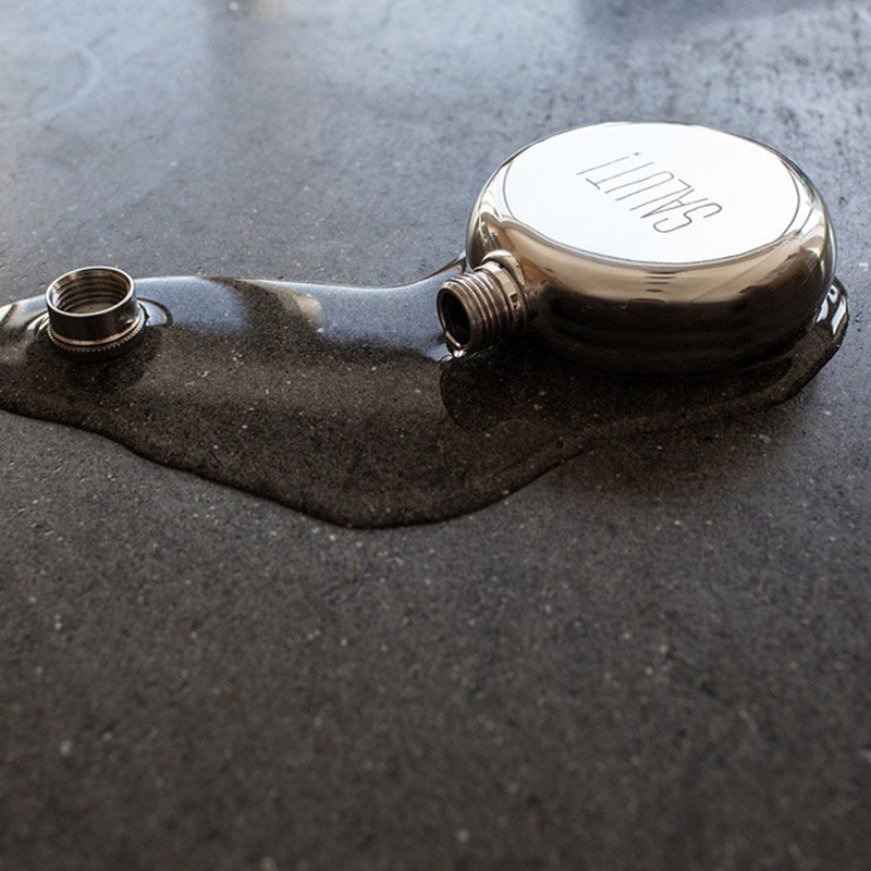 物舍izola小酒酒壶90ml便携洋酒威士忌salut酒瓶家用酒壶