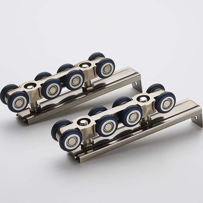 推拉门滑轮轨道厨房卫生间木门吊轨滑轨家用五金配件吊滑