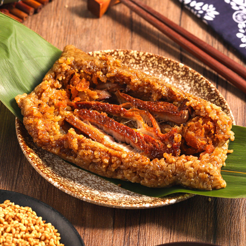 肉粽嘉兴粽子长条端午节大粽蛋黄七龙珠咸鸭蛋干菜粽子