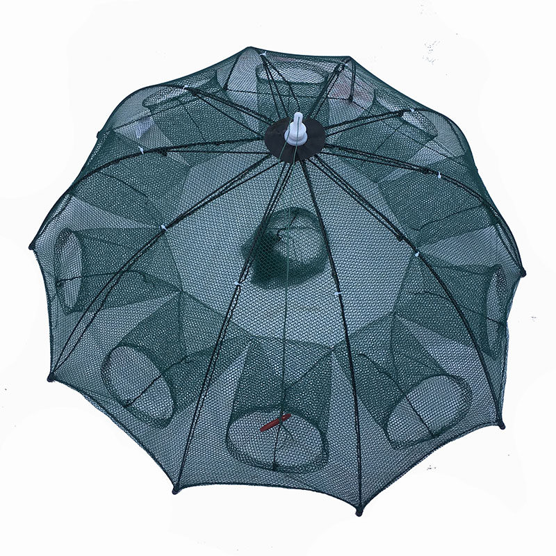 小龙可可自动捕鱼网虾笼抓渔网捉鱼渔具钓鱼龙虾网折叠捕鱼工具