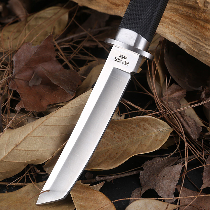 荒野求生短刀野外生存战术小刀户外直刀防身露营随身其他户外刀具