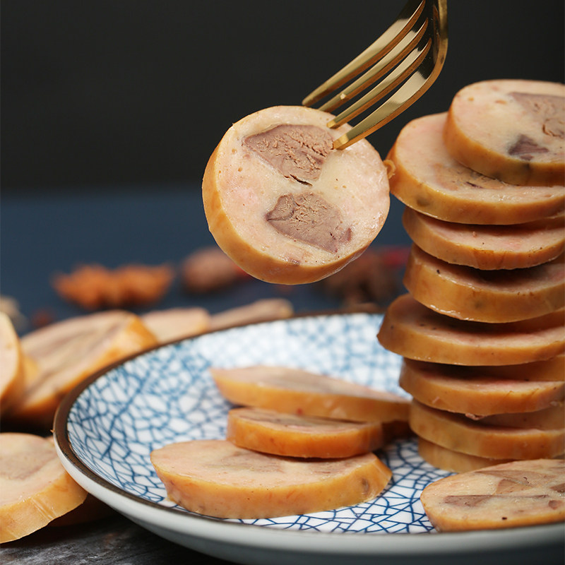 网红卤煮香肝肠245克*3袋特色香肠熟食真空零食小吃鹅鸡肉特产