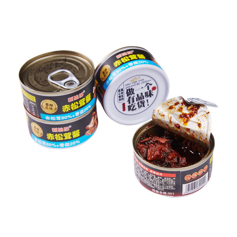 东北特产赤松茸酱80g包邮下饭菜辽源咸菜香菇酱拌饭拌米面暴下饭