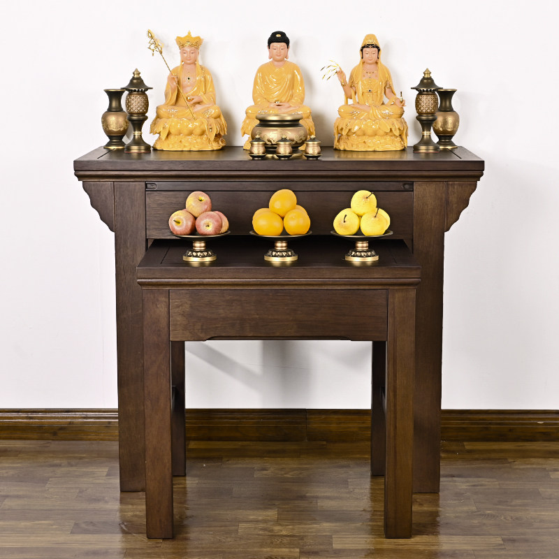 金花梨佛台供奉神台现代简约供桌中堂家用香案供台供桌