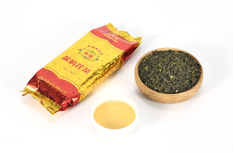 中茶猴王牌茉莉花茶袋装五星特级2019新茶浓香型茶叶100g散装横县