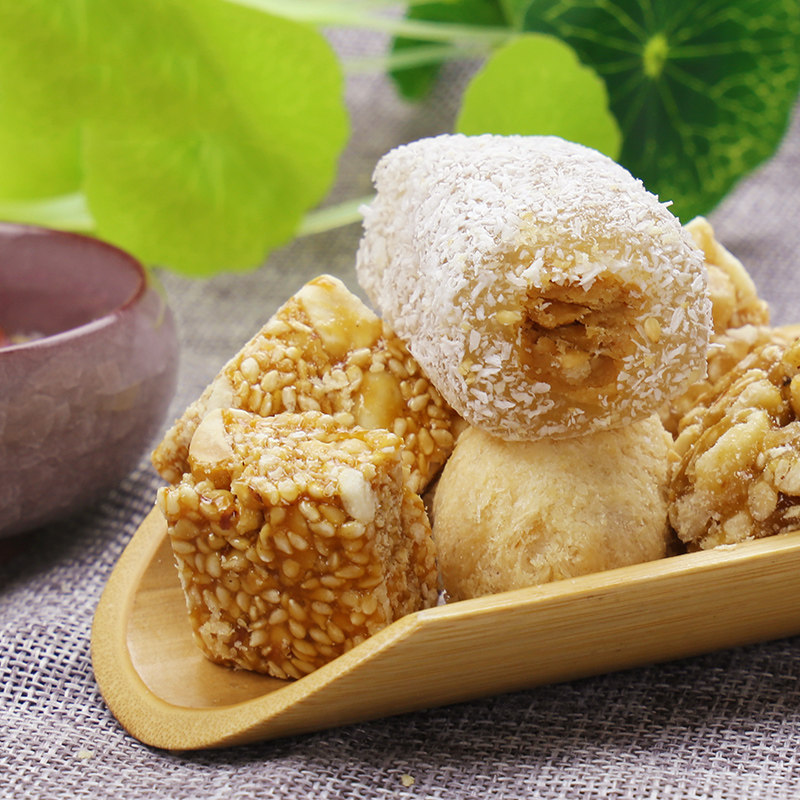 年货礼盒西安特产伴手618g秦八件陕西地方特色传统传统中式糕点