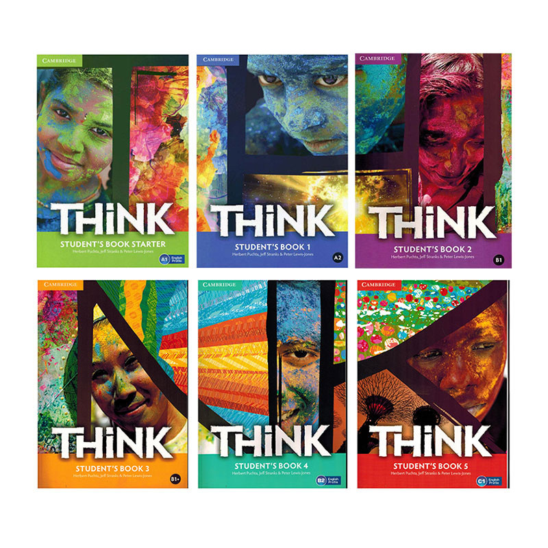 剑桥think机构英语学习青少年教材中学英语出版社大学原装进口原版