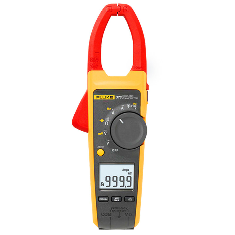 福禄克钳形万用表fluke381f374直流高精度钳型电流表钳形表